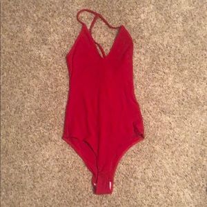 Reformation t-back bodysuit